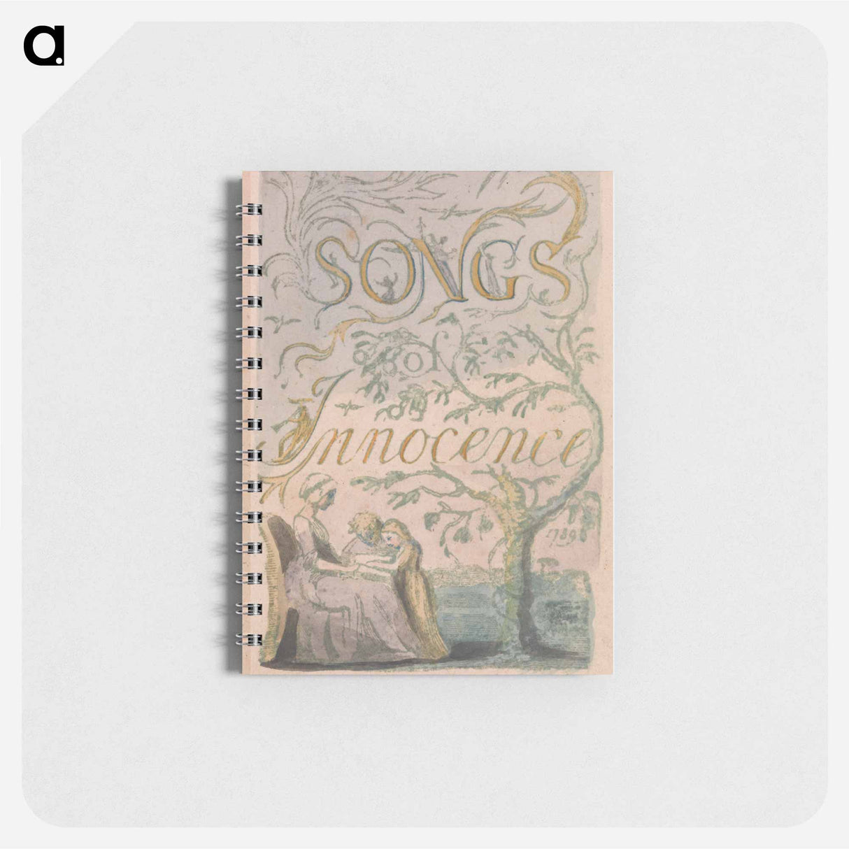 Songs of Innocence and of Experience, Plate 2, Innocence Title Page - ウィリアム ブレイク Memo.