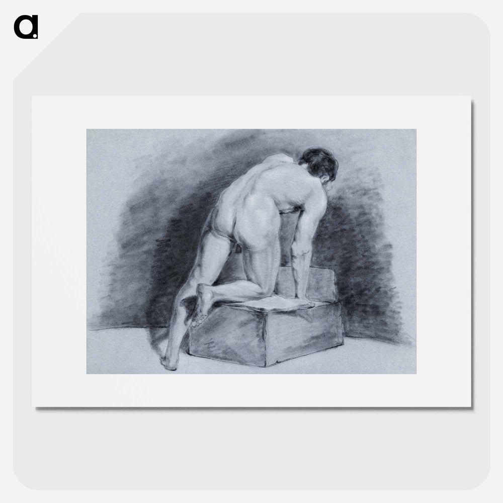 Male nude - アールト シューマン Poster.