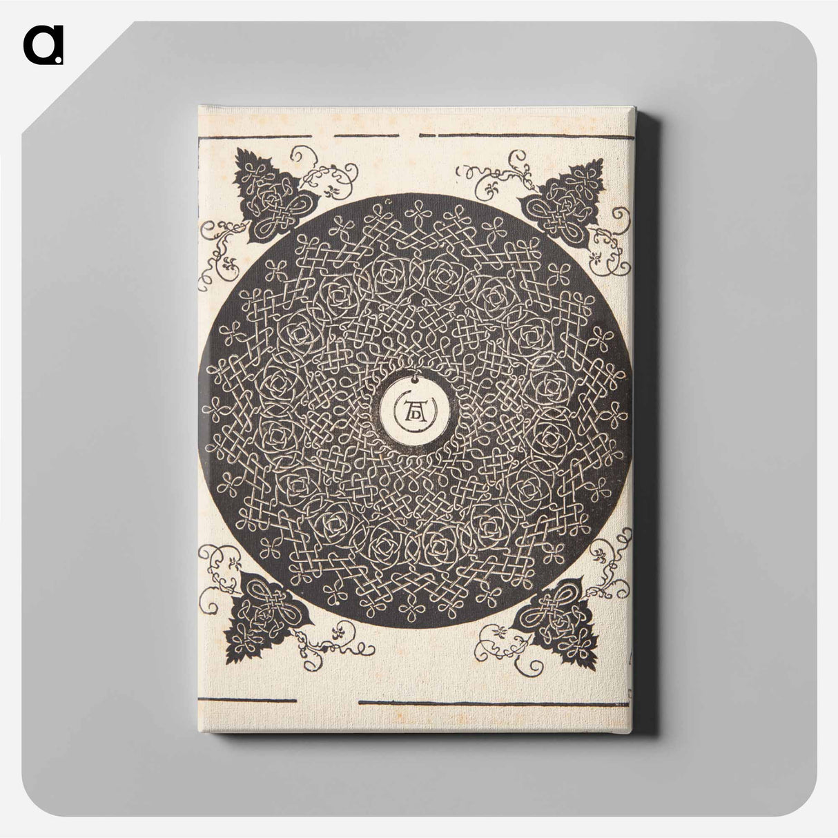 Knob with white medallion - アルブレヒト デューラー Canvas.