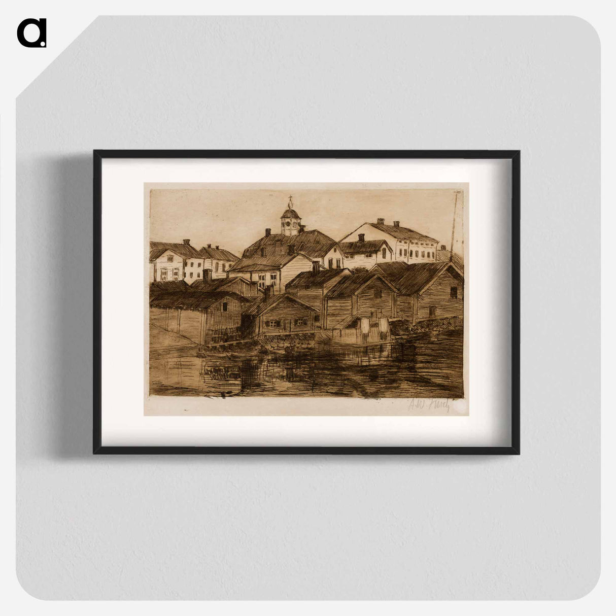 Porvoo - アルフレッド ウィリアム フィンチ Poster.