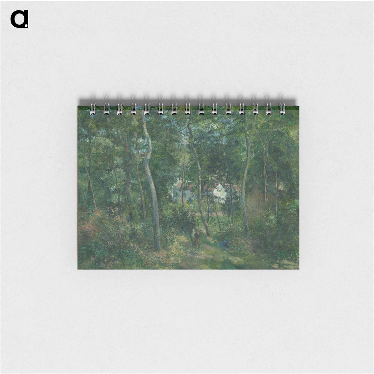 Edge of the Woods Near L'Hermitage, Pontoise - カミーユ ピサロ Memo.