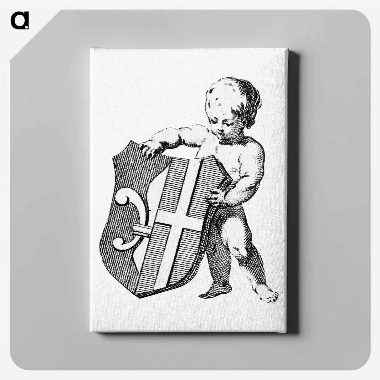 アートパネル-Cherub with Witsen Shield
- コルネリス プロース ファン アムステル Canvas.