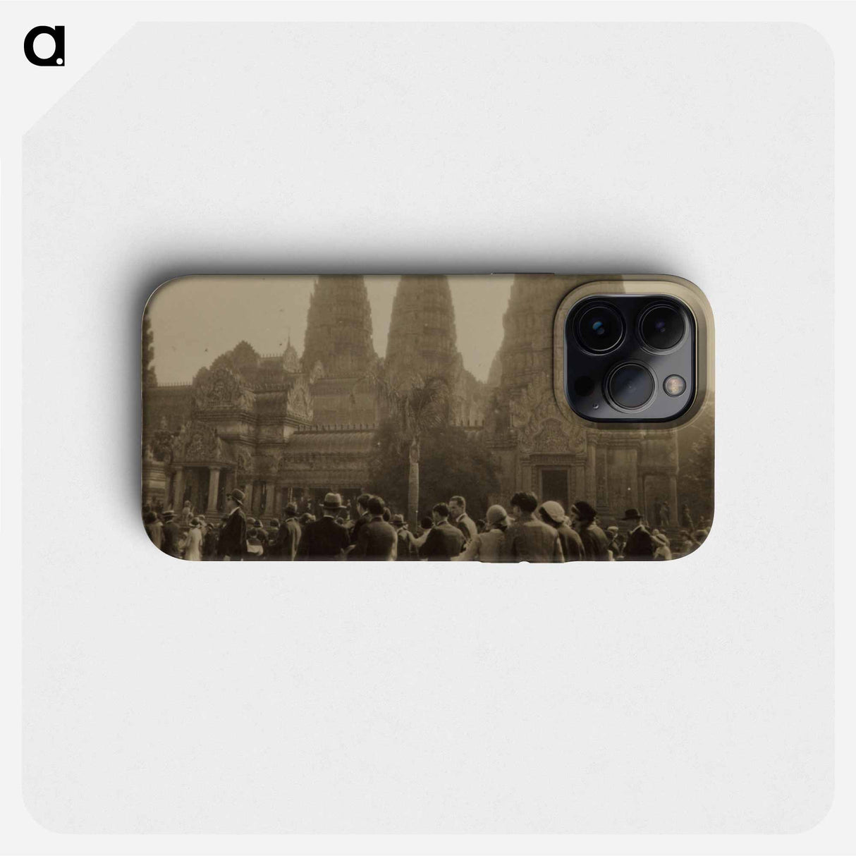 Replica of Angkor Wat at the L'exposition coloniale internationale, Paris - エリック リー ジョンソン Phone Case.
