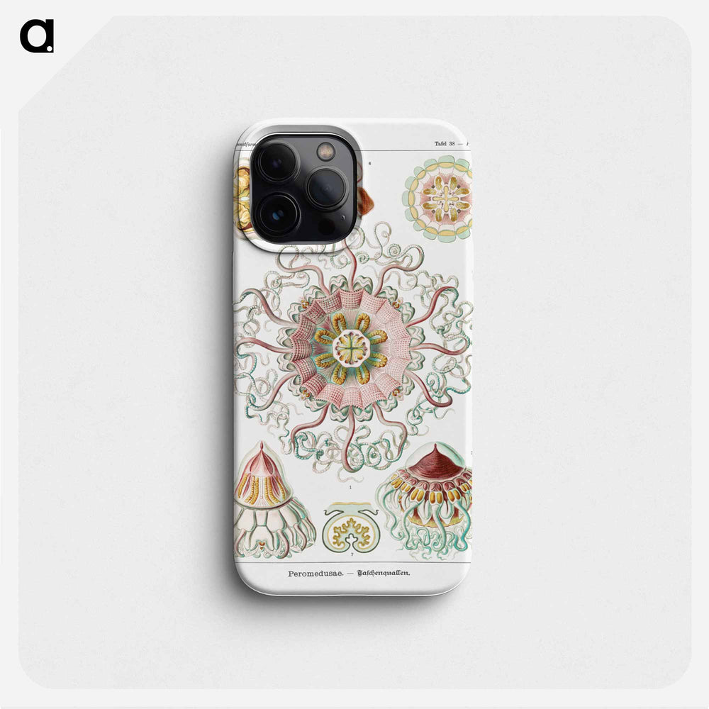 Peromedusae–Talchenquallen - エルンスト ヘッケル Phone Case.