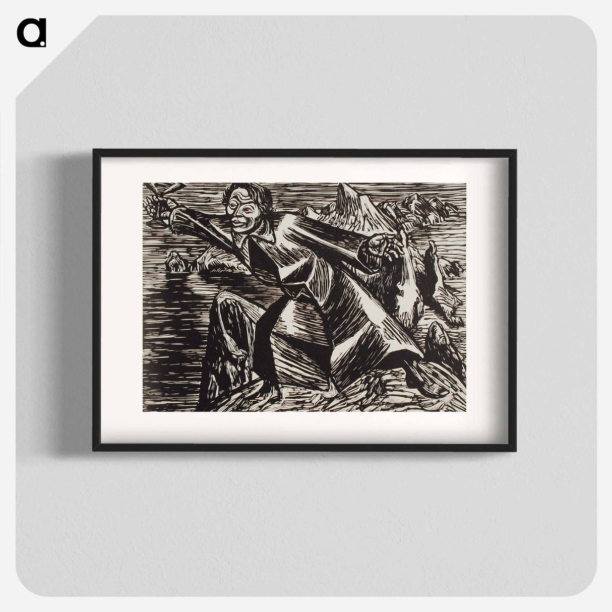 A toast to the benevolent spirit - エルンスト ハインリヒ バルラッハ Poster.