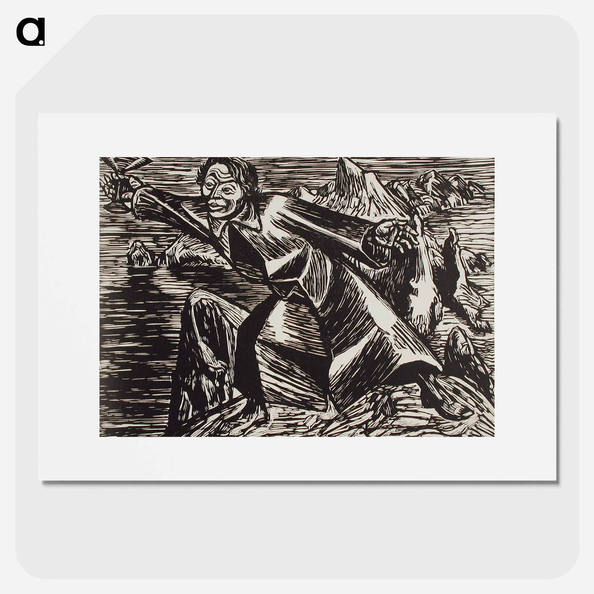 A toast to the benevolent spirit - エルンスト ハインリヒ バルラッハ Poster.