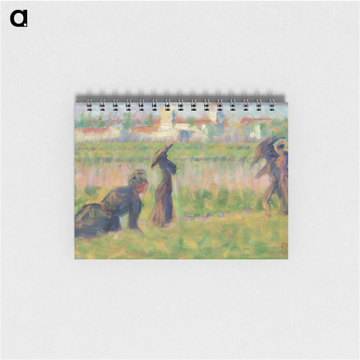 Figures in a Landscape - ジョルジュ スーラ Memo.