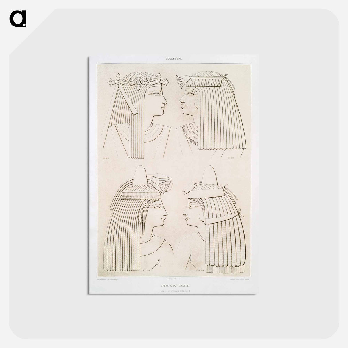 アートポストカード-Ladies of Various Eras
- エジプト美術史 Postcard.
