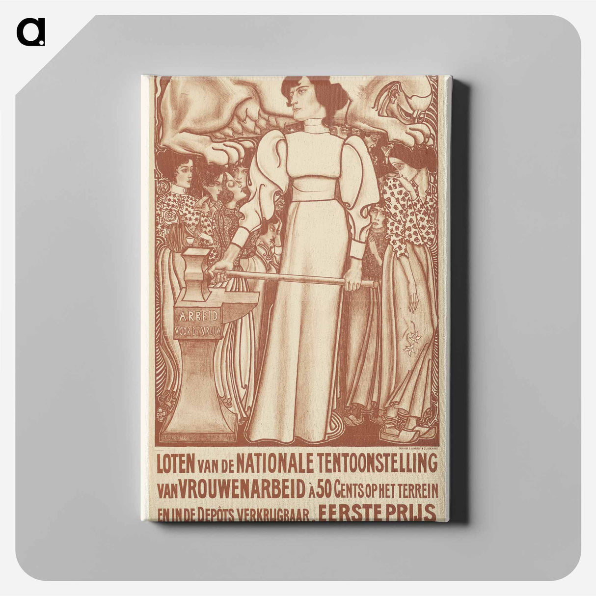 Labor for the woman - Jan Toorop Canvas.