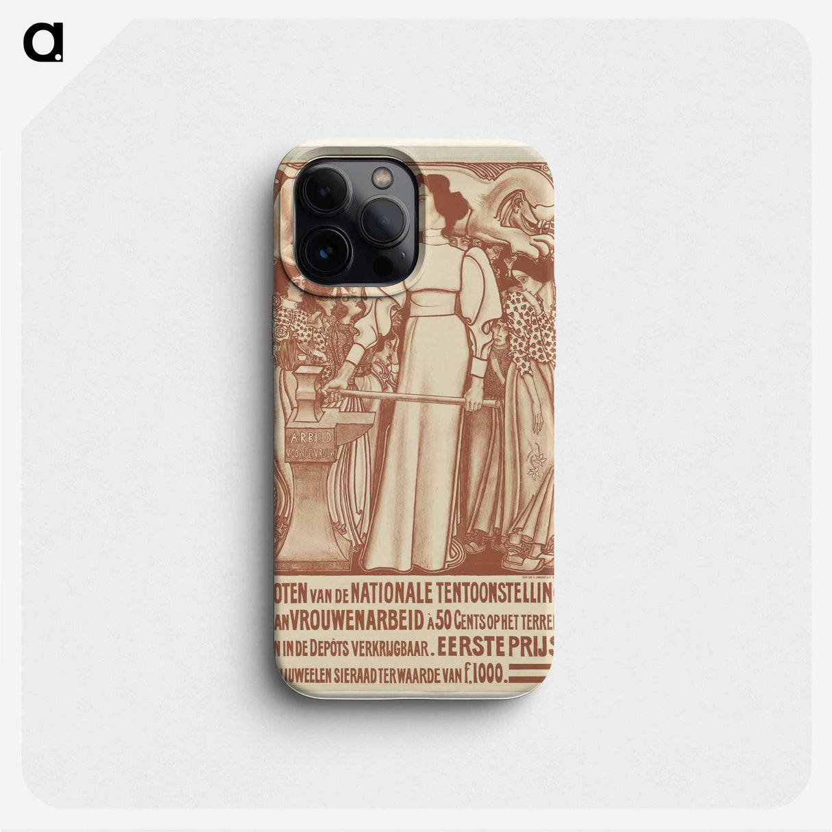Labor for the woman - Jan Toorop Phone Case.