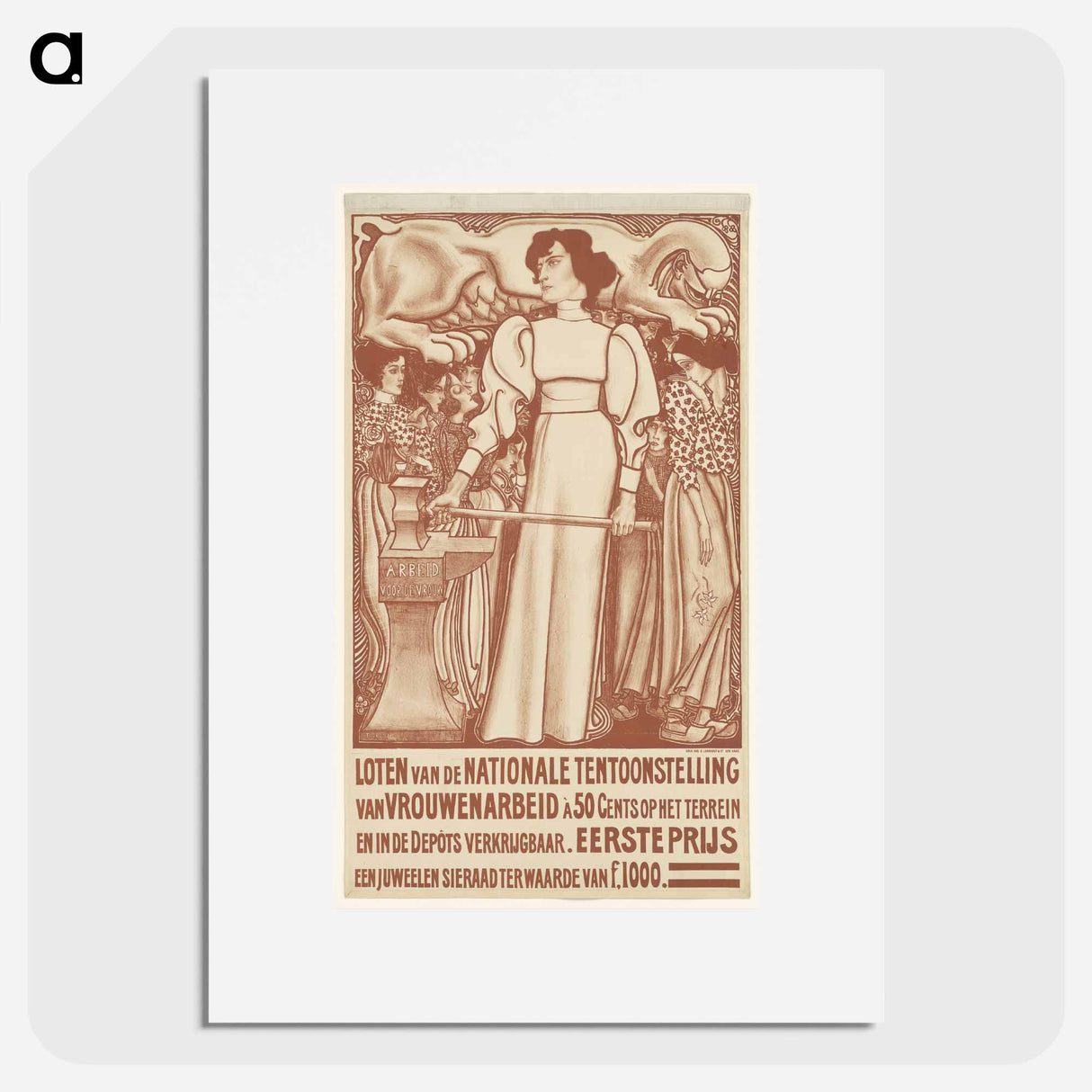 Labor for the woman - Jan Toorop Poster.