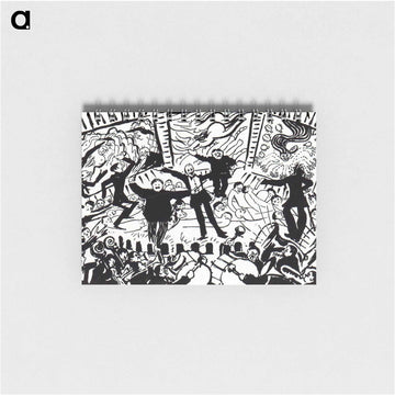 A Futurist Evening in Milan - ウンベルト ボッチョーニ  Memo.