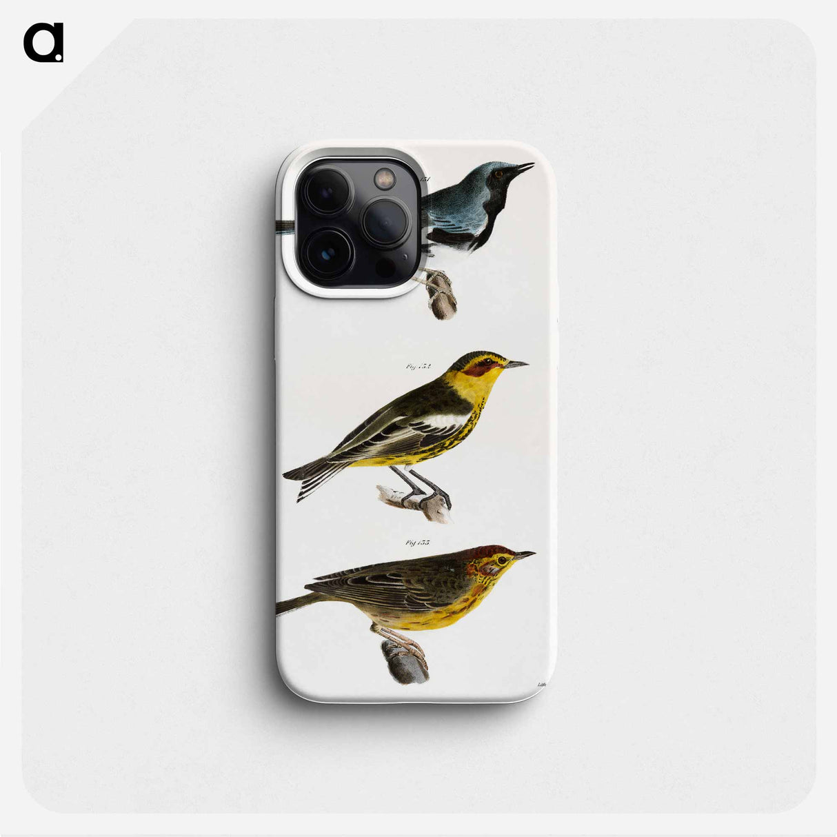 The Black-throated Blue Warbler - ニューヨークの動物学 Phone Case.