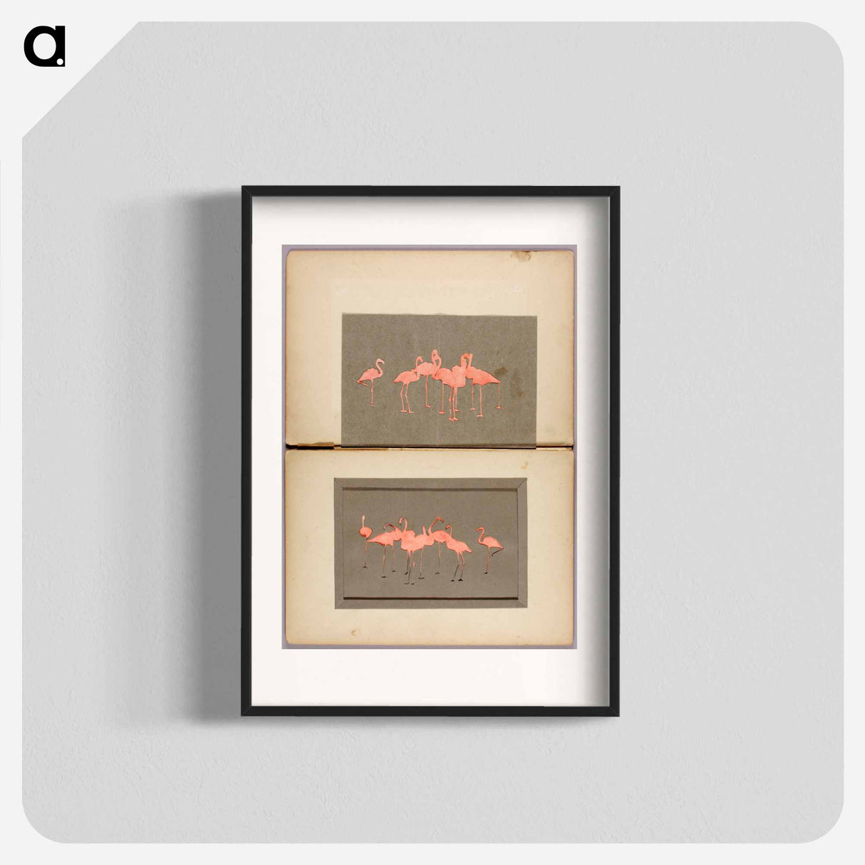 Flamingoes - アボット ハンダーソン セイヤー Poster.