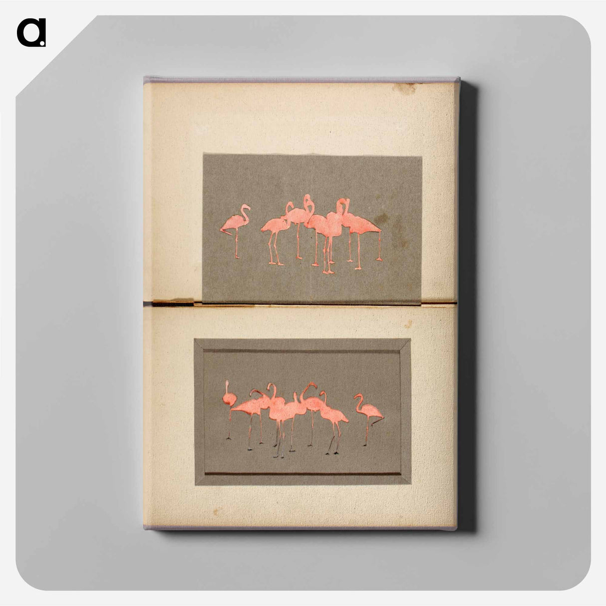 Flamingoes - アボット ハンダーソン セイヤー Canvas.