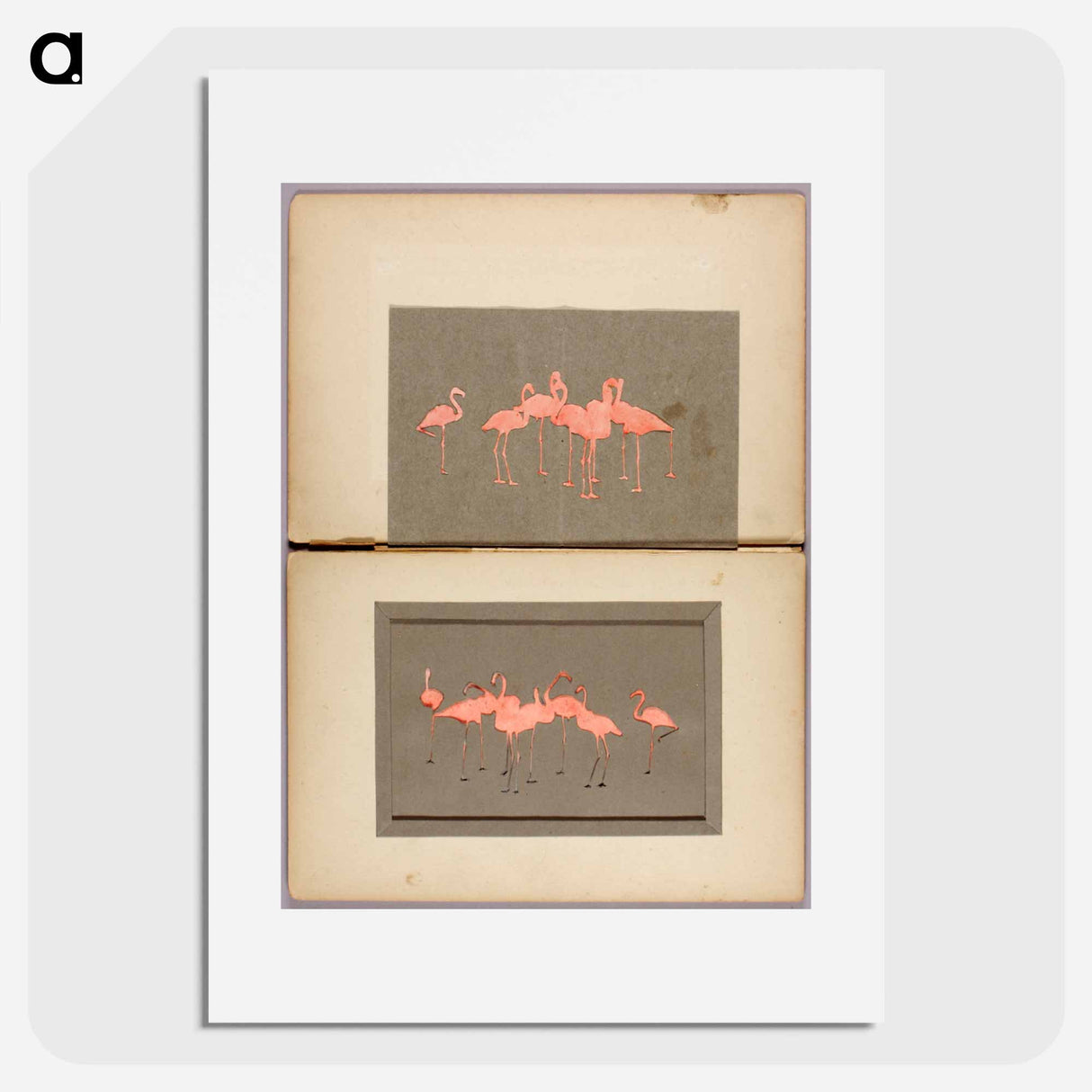 Flamingoes - アボット ハンダーソン セイヤー Poster.