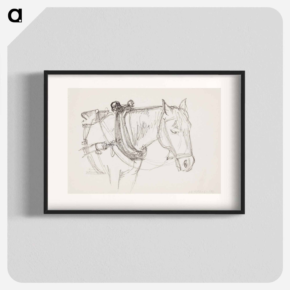 (unknown)part of a sketchbook - アルバート エーデルフェルト Poster.