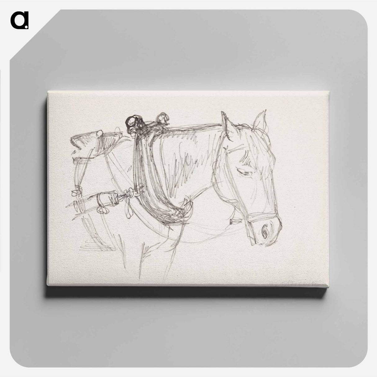 (unknown)part of a sketchbook - アルバート エーデルフェルト Canvas.