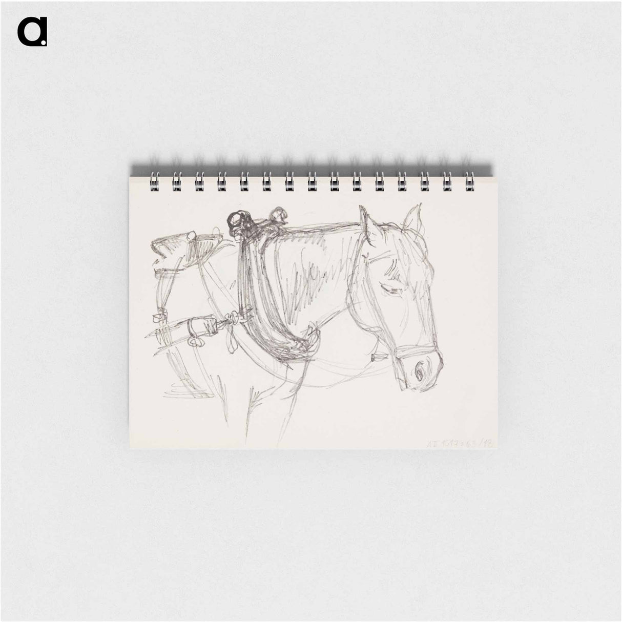 アートメモ帳-(unknown)part of a sketchbook - アルバート エーデルフェルト Memo.