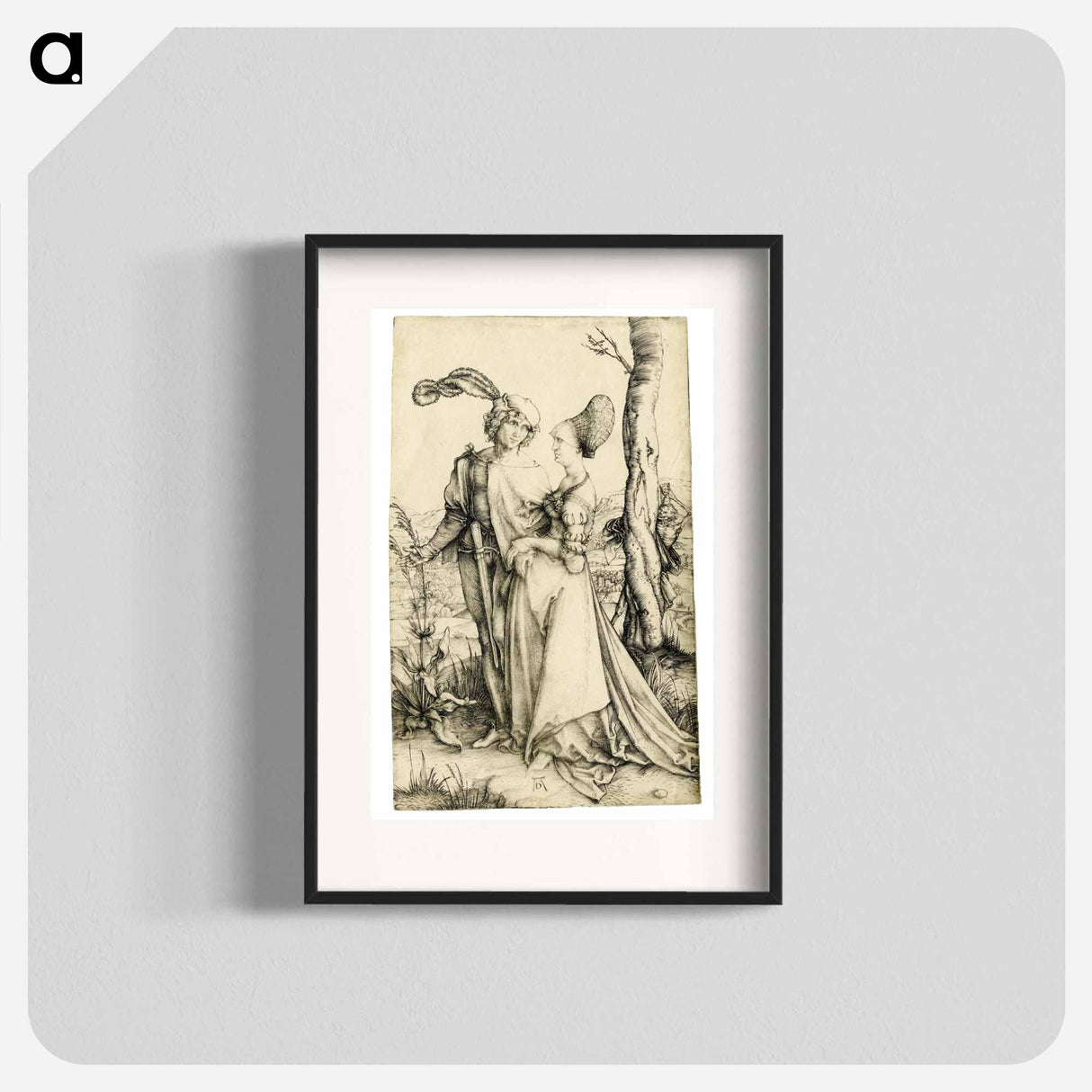 Durer - The Promenade - アルブレヒト デューラー Poster.