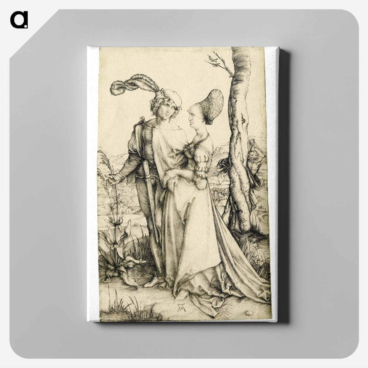 Durer - The Promenade - アルブレヒト デューラー Canvas.