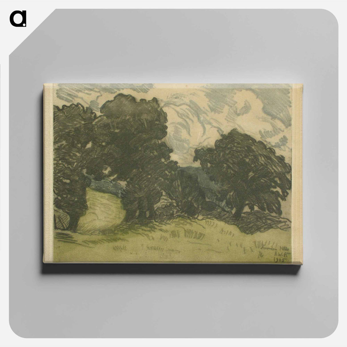 Laindon hill ii - アルフレッド ウィリアム フィンチ Canvas.