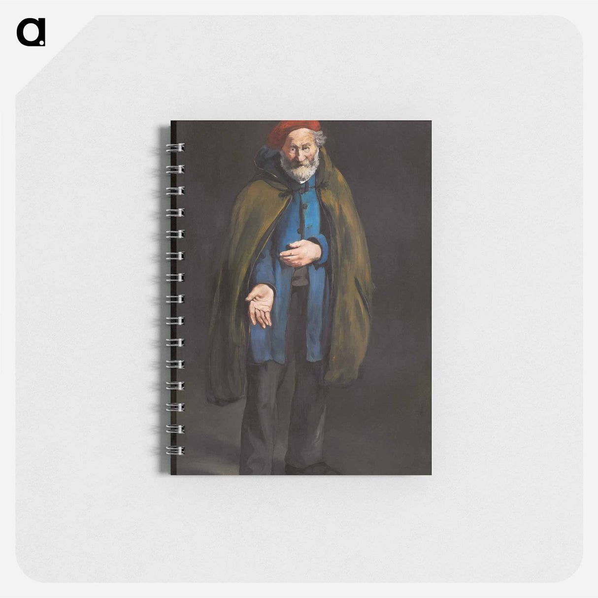 アートメモ帳-Beggar with a Duffle Coat (Philosopher) - エドゥアール マネ Memo.