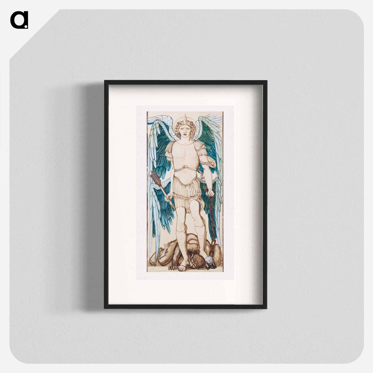 The Angels of the Hierarchy - Principates - エドワード バーン ジョーンズ Poster.
