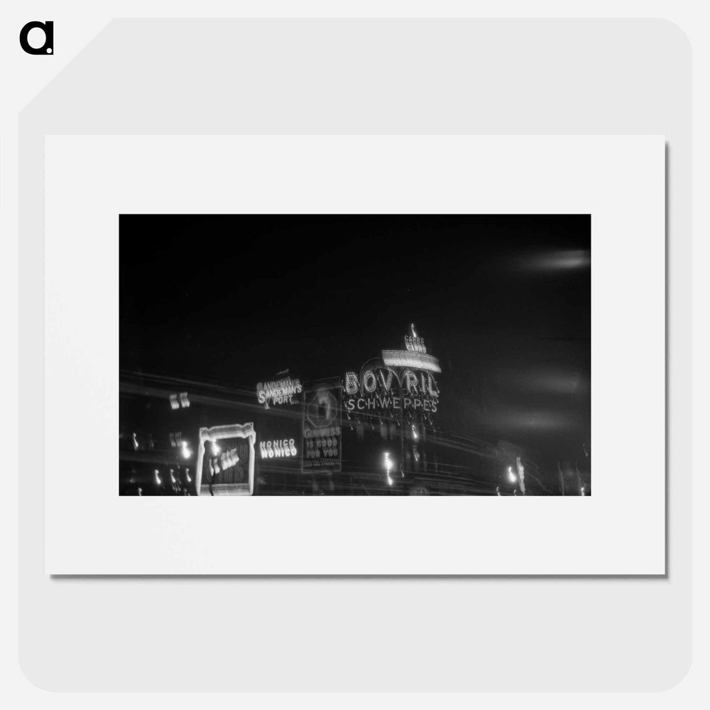 London street scene - エリック リー ジョンソン Poster.