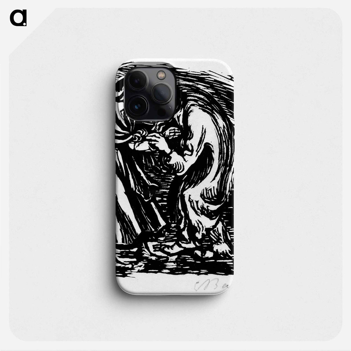 An honest man must go and beg-Kummer and Elise - エルンスト ハインリヒ バルラッハ Phone Case.