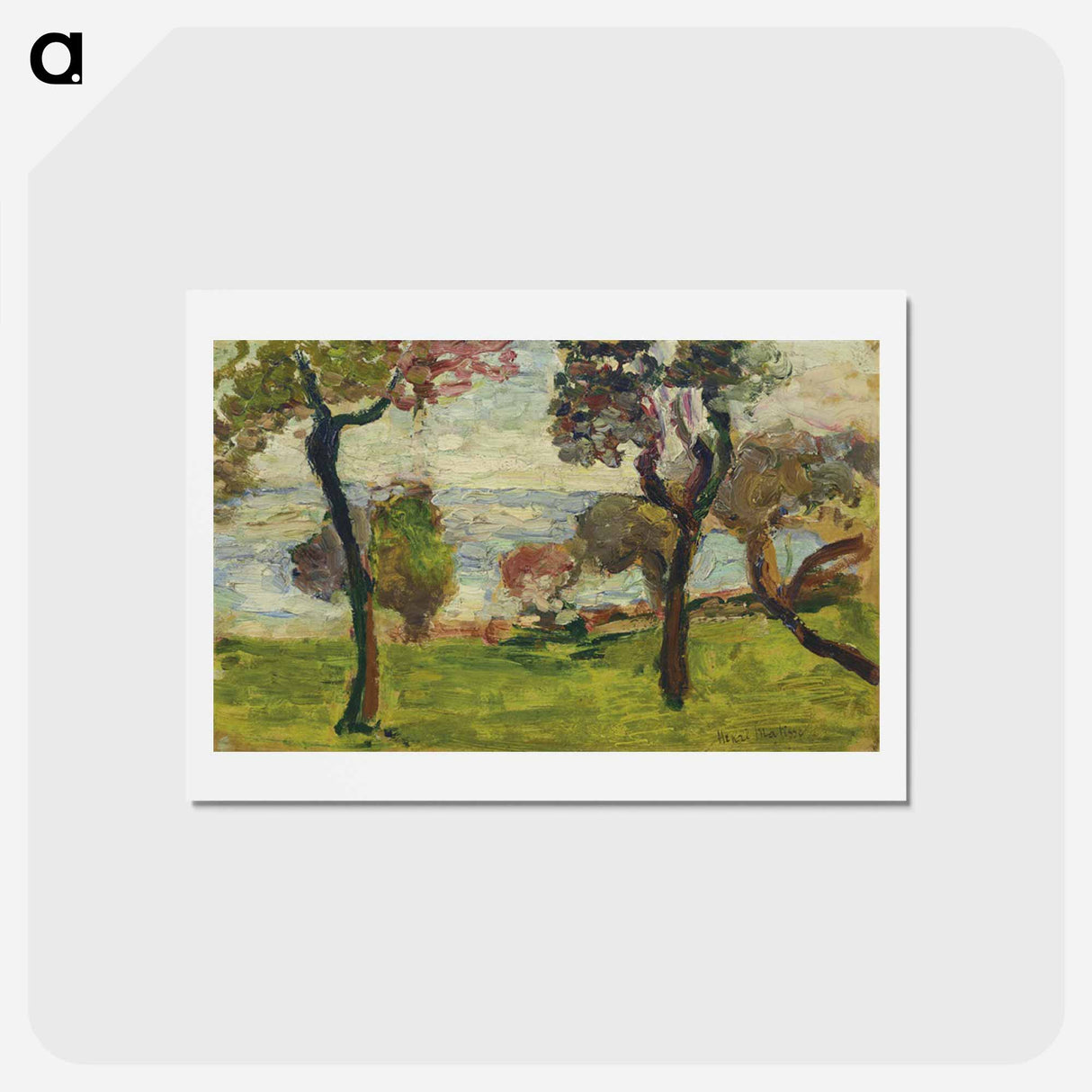 アートポストカード-Paysage - アンリ マティス Postcard.