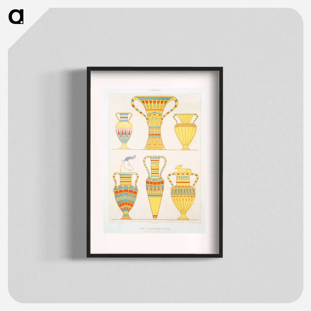 アートポスター-Asian Tributary Vases
- エジプト美術史 Poster.