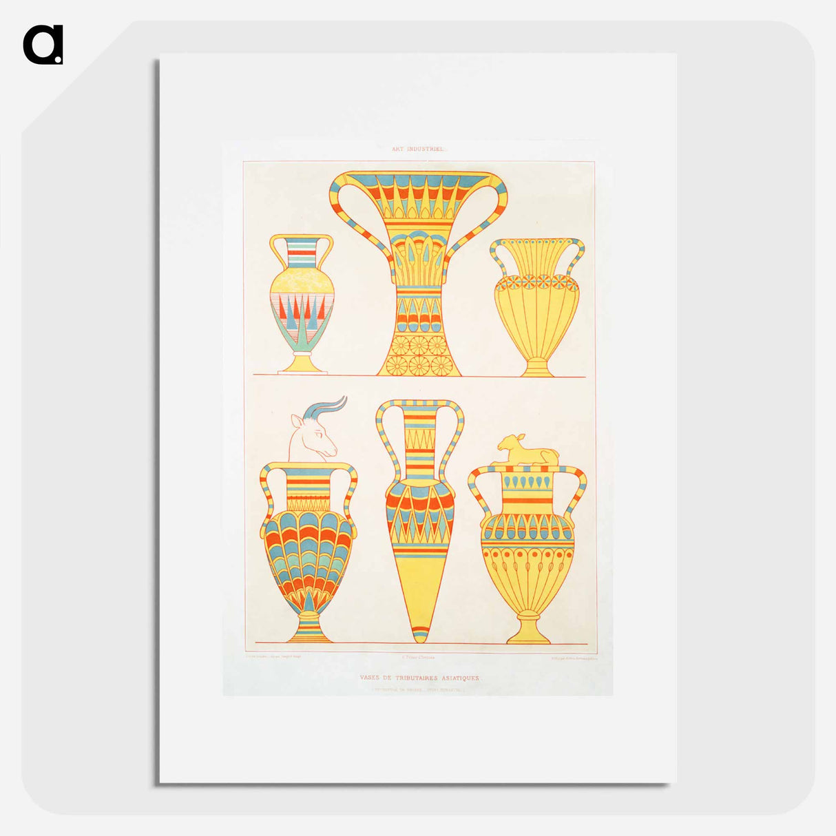 アートポスター-Asian Tributary Vases
- エジプト美術史 Poster.