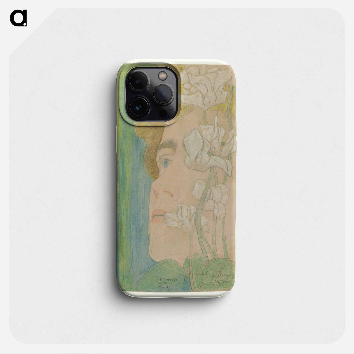Marguérite - Yann Toorop Phone Case.