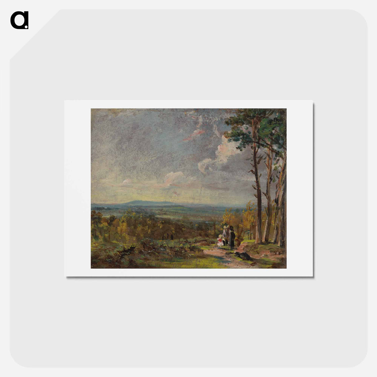 アートポストカード-Hampstead Heath Looking Towards Harrow
- ジョン コンスタブル Postcard.