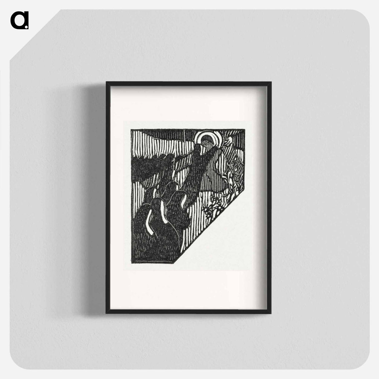 Crucifixion of Christ and Nuns - Maurice Denis Poster.