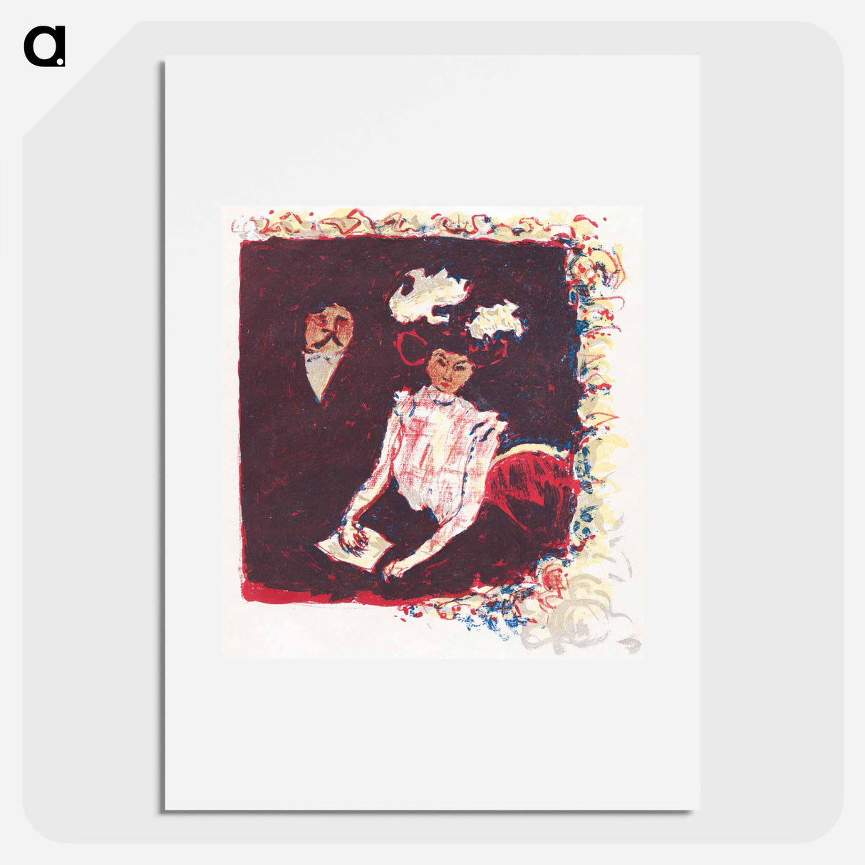 Color Lithography Frontispiece
- ピエール ボナール Poster.