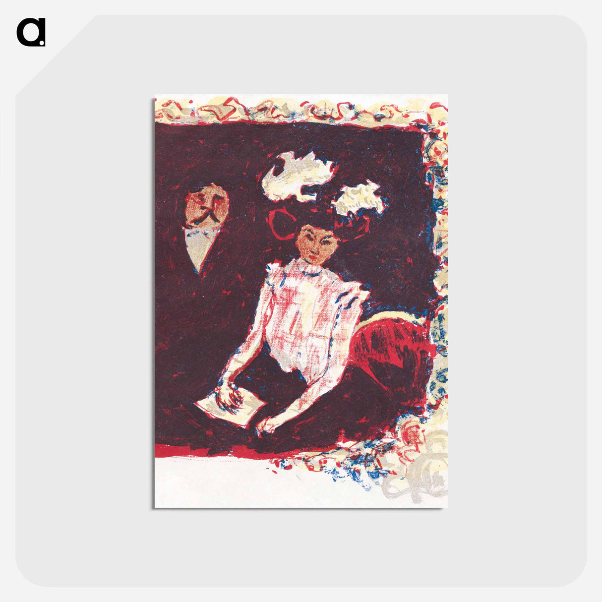 アートポストカード-Color Lithography Frontispiece
- ピエール ボナール Postcard.