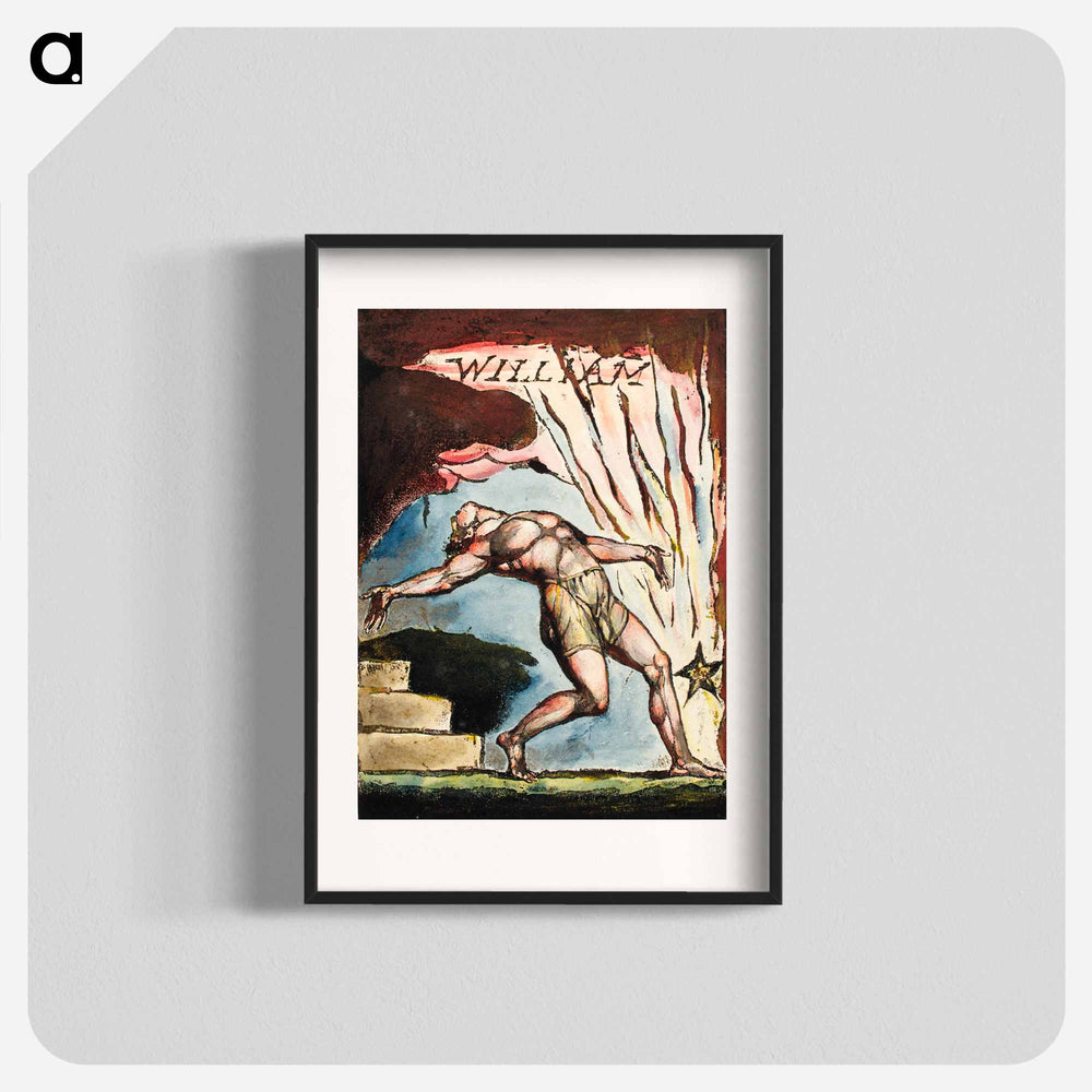 William illustration from Milton: a Poem, To Justify the Ways of God to Men by William Blake - William Blake Poster.