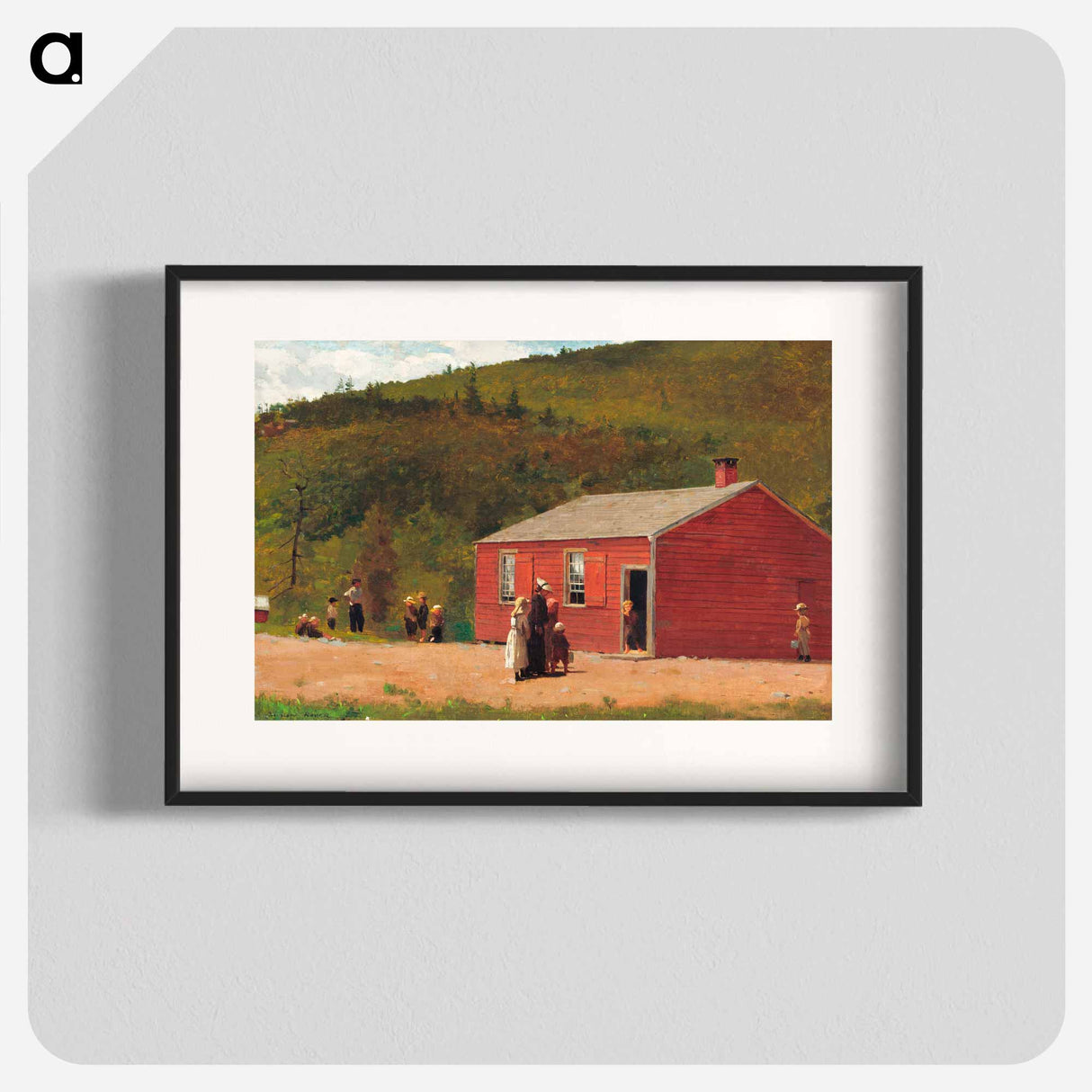 School Time - Winslow Homer Poster.