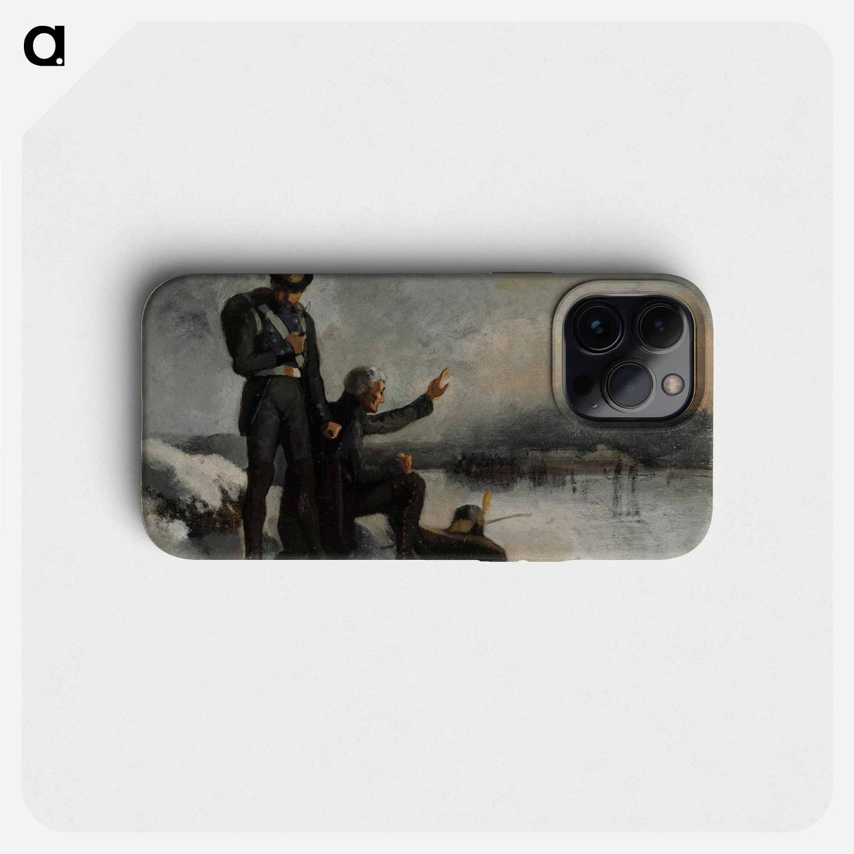 Scene from the finnish war - アルバート エーデルフェルト Phone Case.