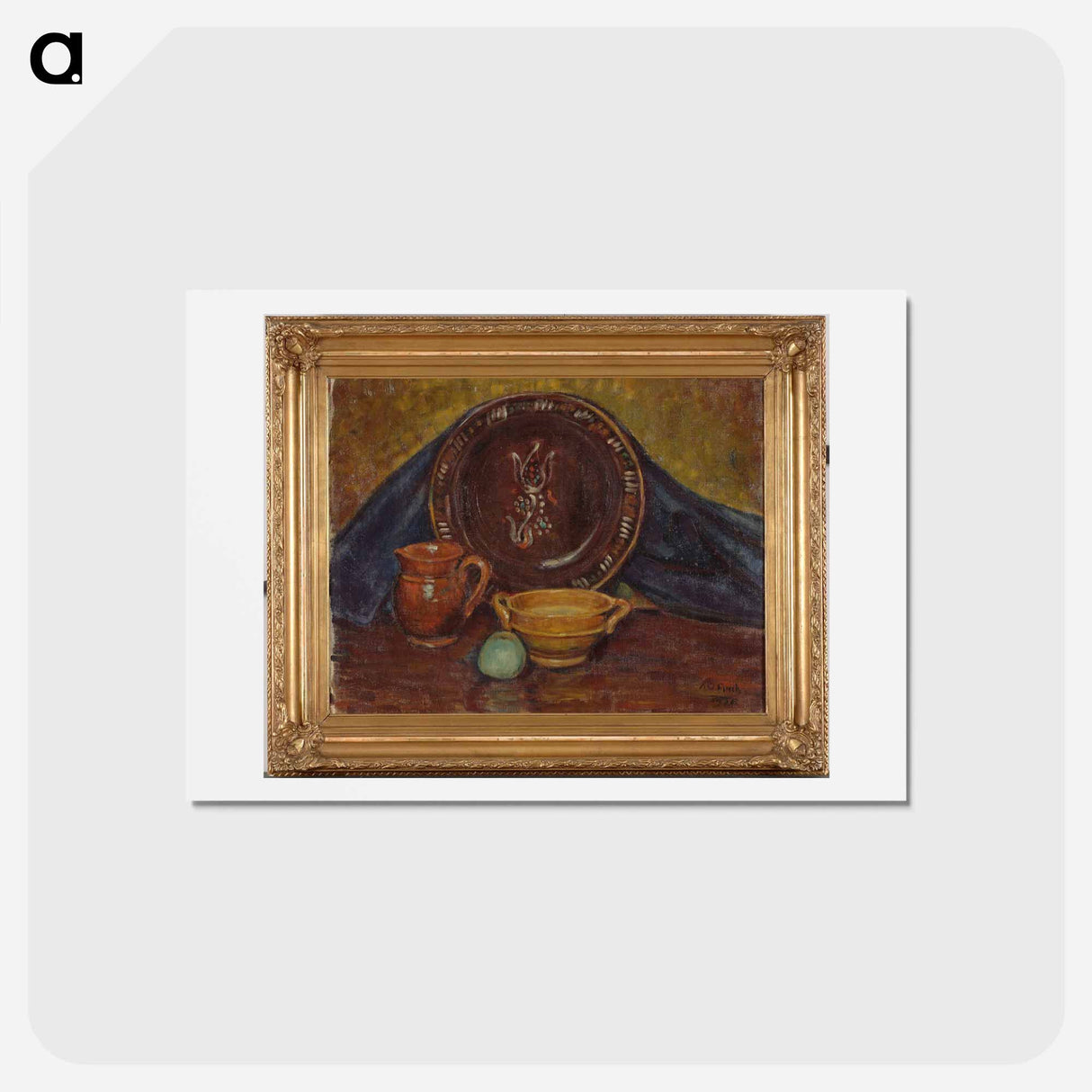 Still life - アルフレッド ウィリアム フィンチ Postcard.