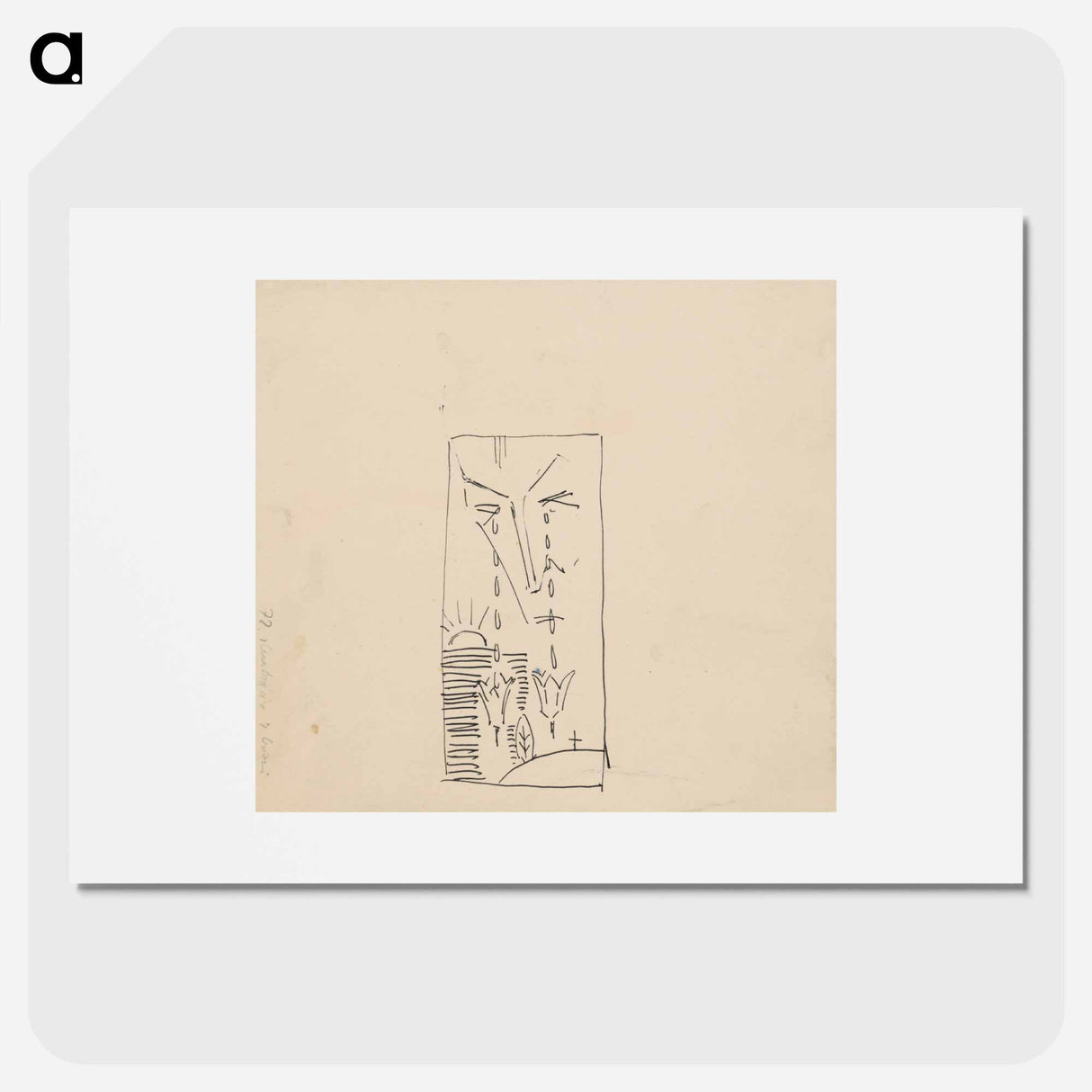 Sketch - アーノルド ピーター ワイズ クビンチャン Poster.