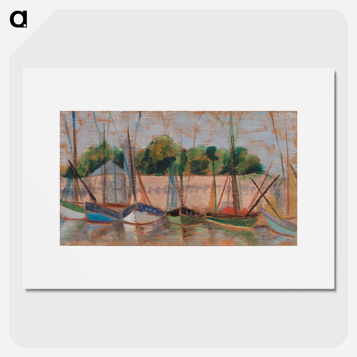 アートポスター-A Necklace of Boats
- バーンズ・コレクション Poster.