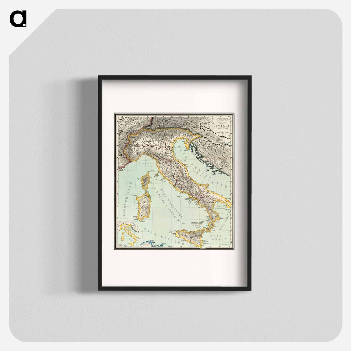 アートポスター-Ancient Lands Map
- ボストン公共図書館 Poster.