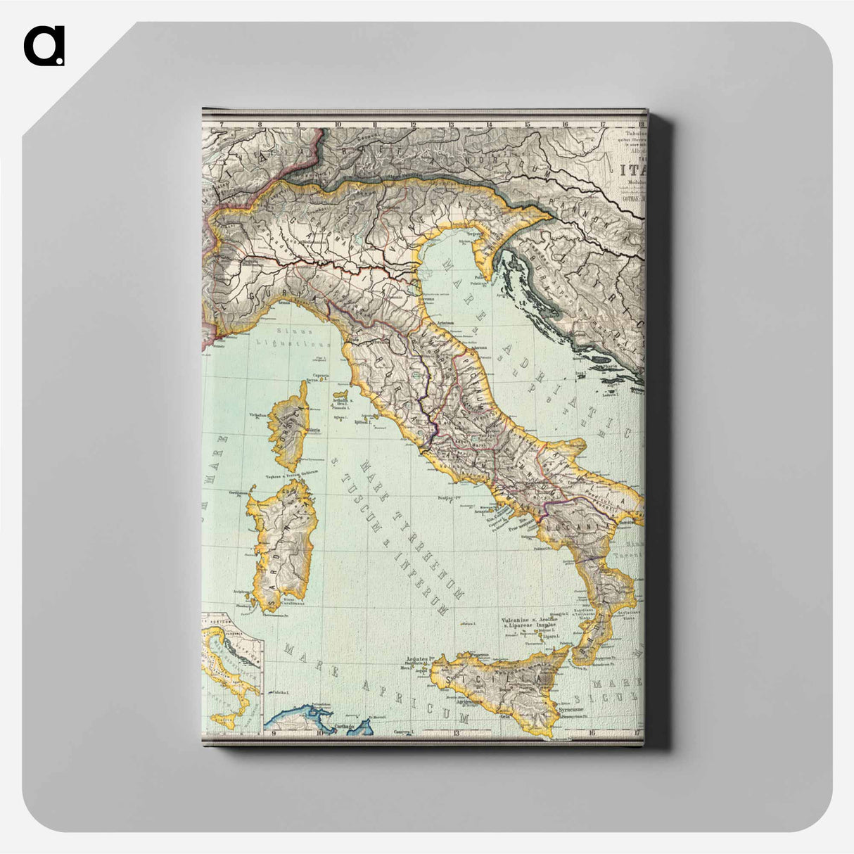 アートパネル-Ancient Lands Map
- ボストン公共図書館 Canvas.