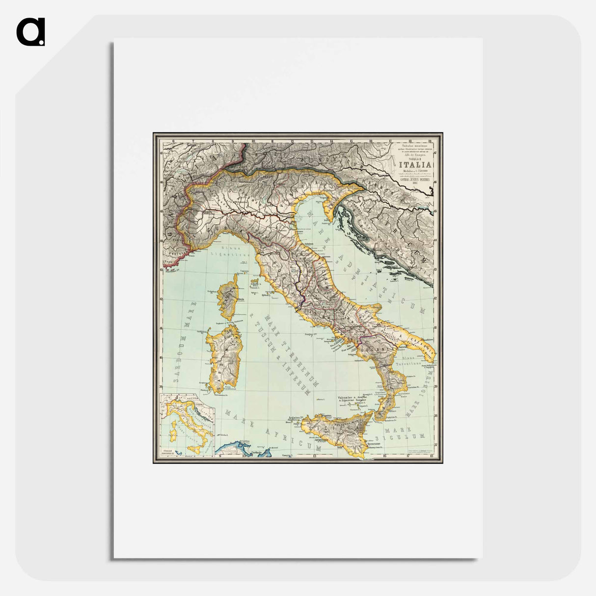 アートポスター-Ancient Lands Map
- ボストン公共図書館 Poster.