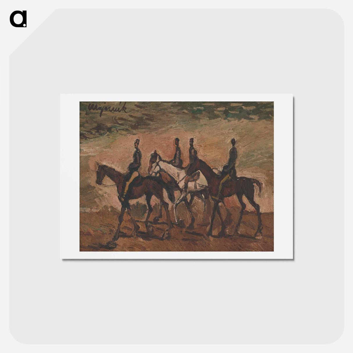 アートポストカード-Horse Patrol
- シプリアン マジェルニク Postcard.