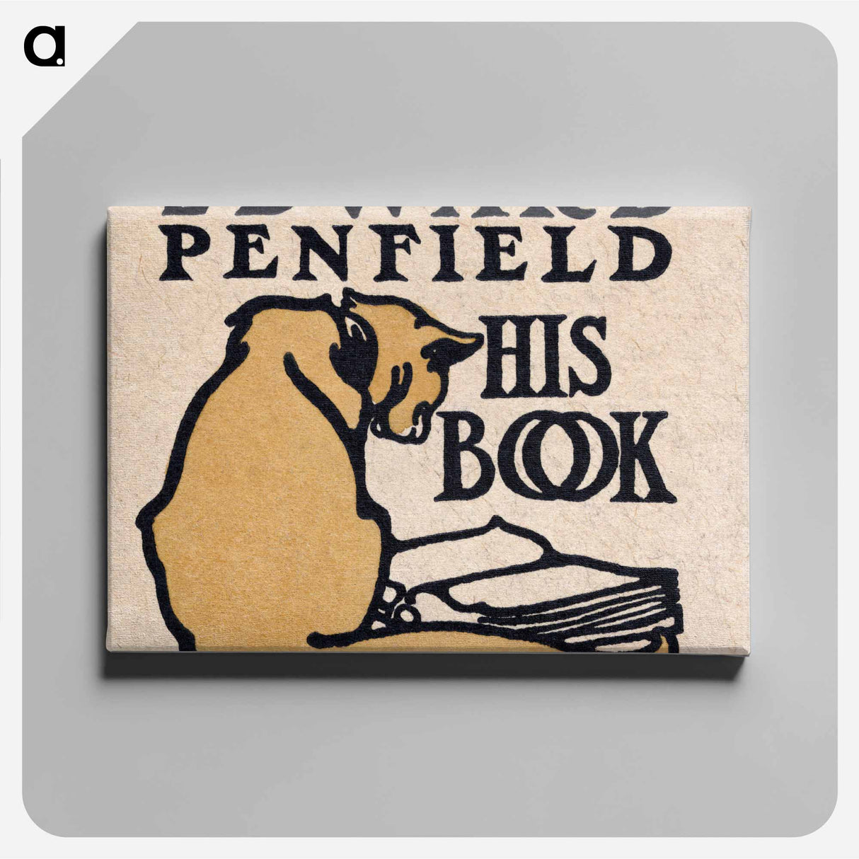 アートパネル-Edward Penfield His Book - エドワード ペンフィールド Canvas.
