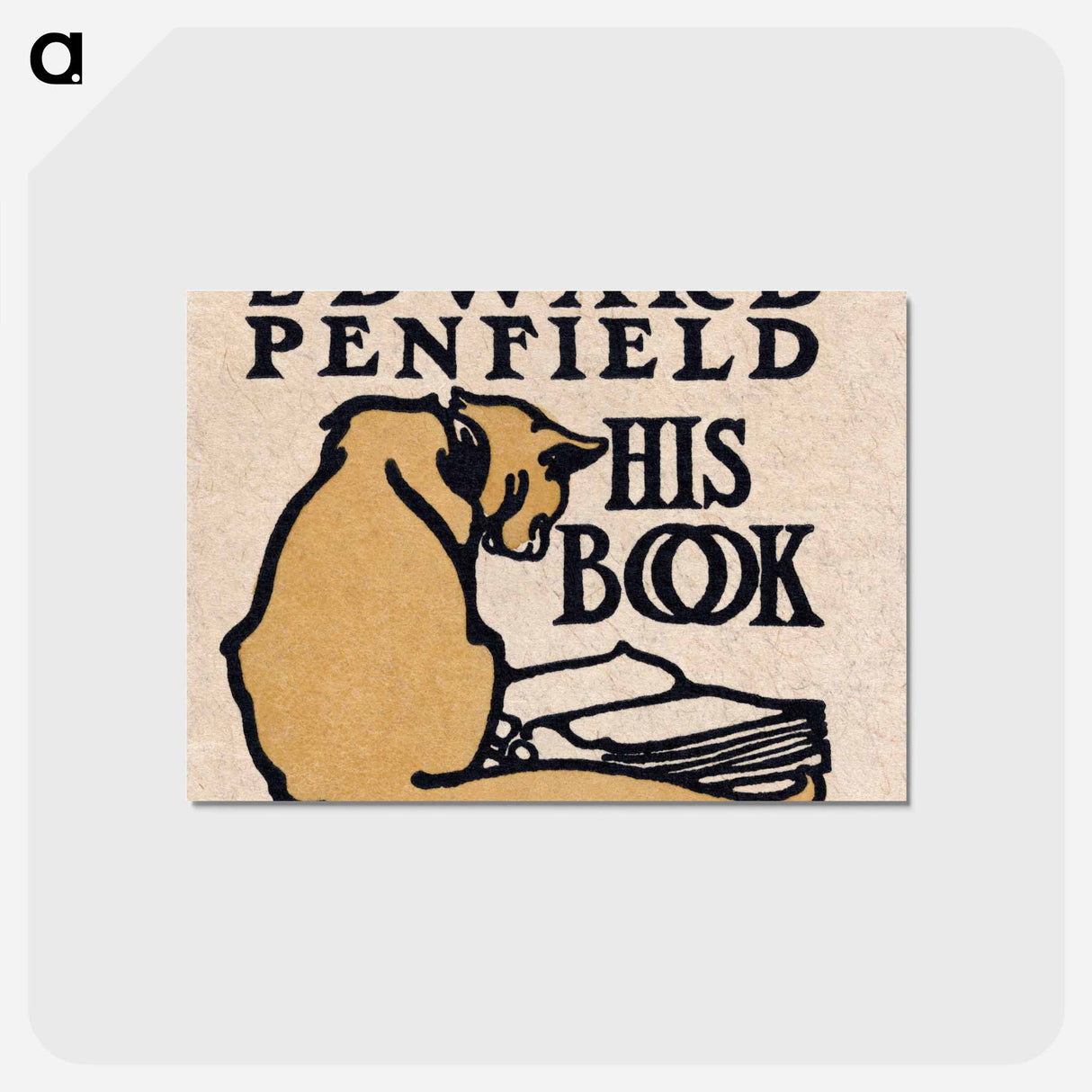 アートポストカード-Edward Penfield His Book - エドワード ペンフィールド Postcard.